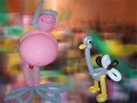 Sculpture sur ballon pour l'animation de tous vos événements : arbre de noel, anniversaire, mariage, kermesse, bar mitsvah, etc